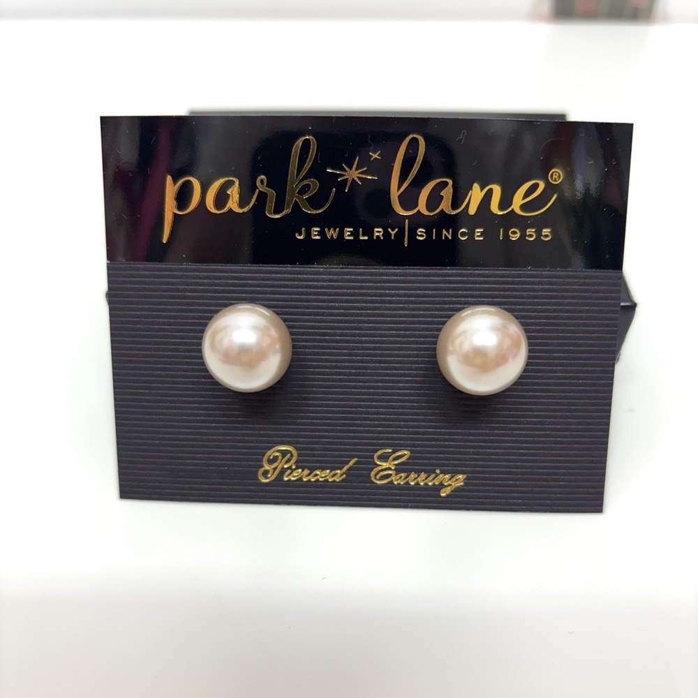 Park Lane Pearl Stud Earrings